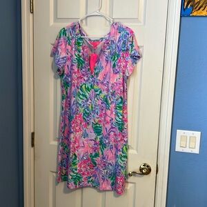 NWT. Disney x Lilly Pulitzer Minnie Mouse and Daisy Duck Dress Size XXL v-neck